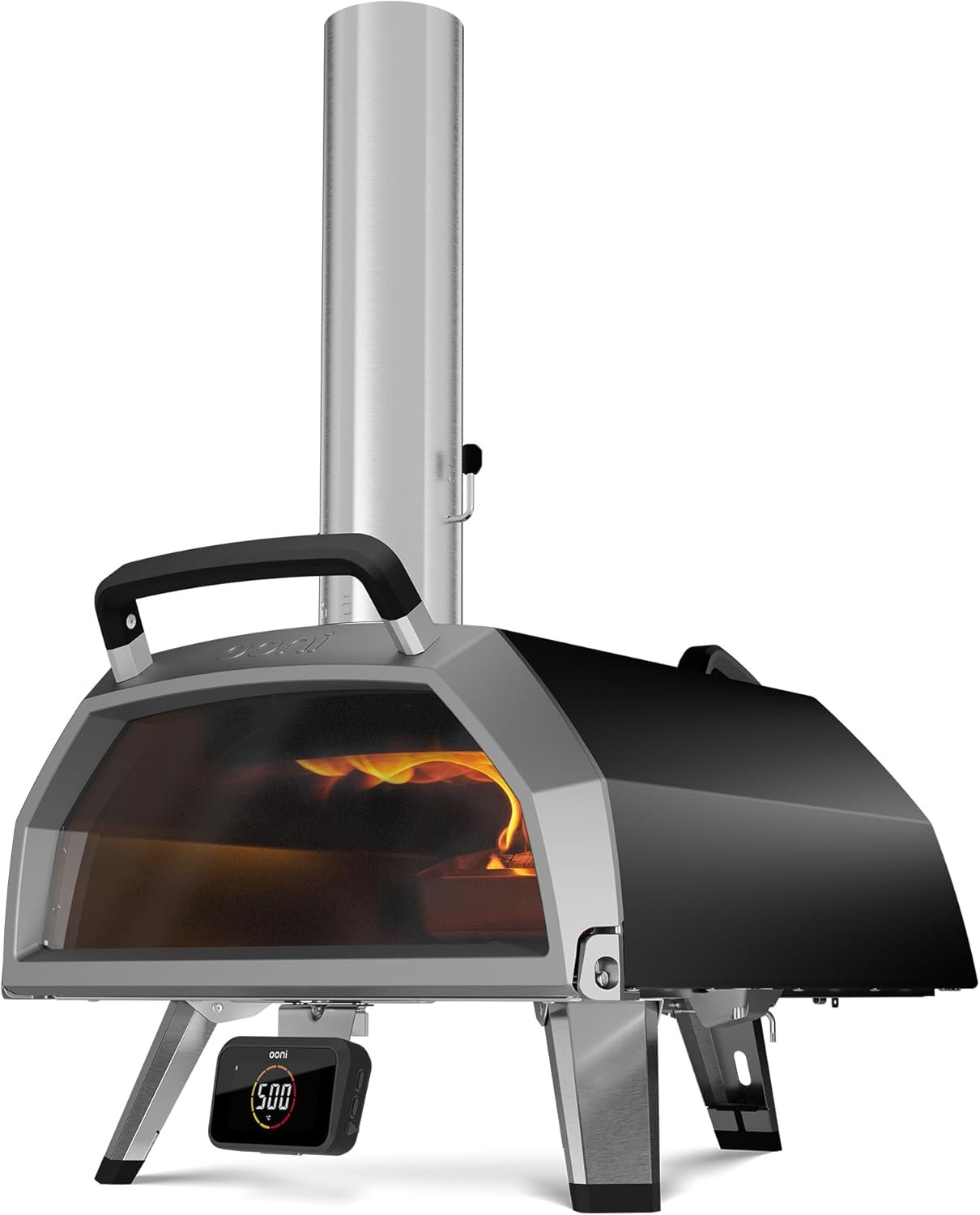 1-1 Ooni Karu 2 Pro Multi-Fuel Pizza Oven - Wood and Gas Outdoor Pizza Oven with Pizza Stone & Integrated Thermometer, Pizza Oven Outdoor, Dual Fuel 16 Inch Pizza Maker, Outdoor Cooking Grill - Image 1