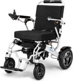 Aotedor Electric Wheelchair for Adults, 35 Miles Long Range with Dual Batteries, Foldable Power Wheelchair with Dual Brushless Motors, 330 lbs Capacity, Airline Friendly Motorized Wheelchair