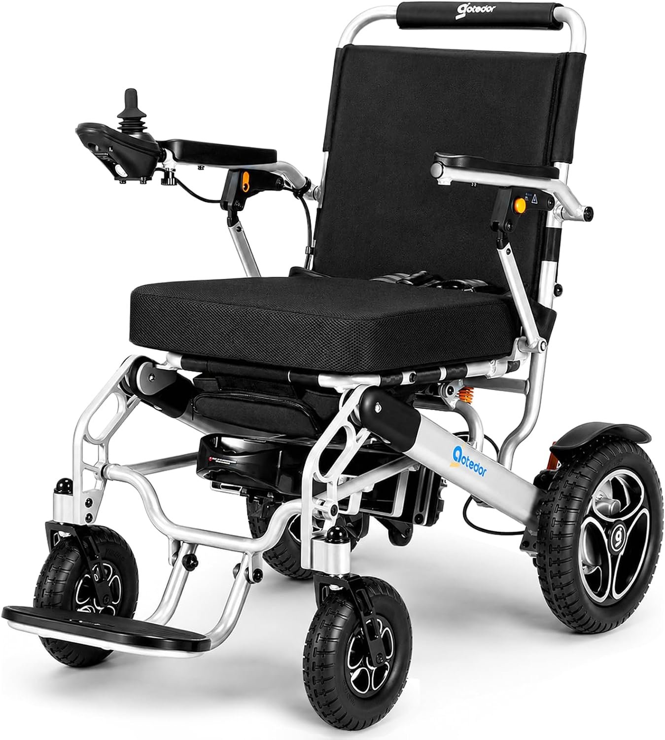 1 Aotedor Electric Wheelchair for Adults, 35 Miles Long Range with Dual Batteries, Foldable Power Wheelchair with Dual Brushless Motors, 330 lbs Capacity, Airline Friendly Motorized Wheelchair - Image 1